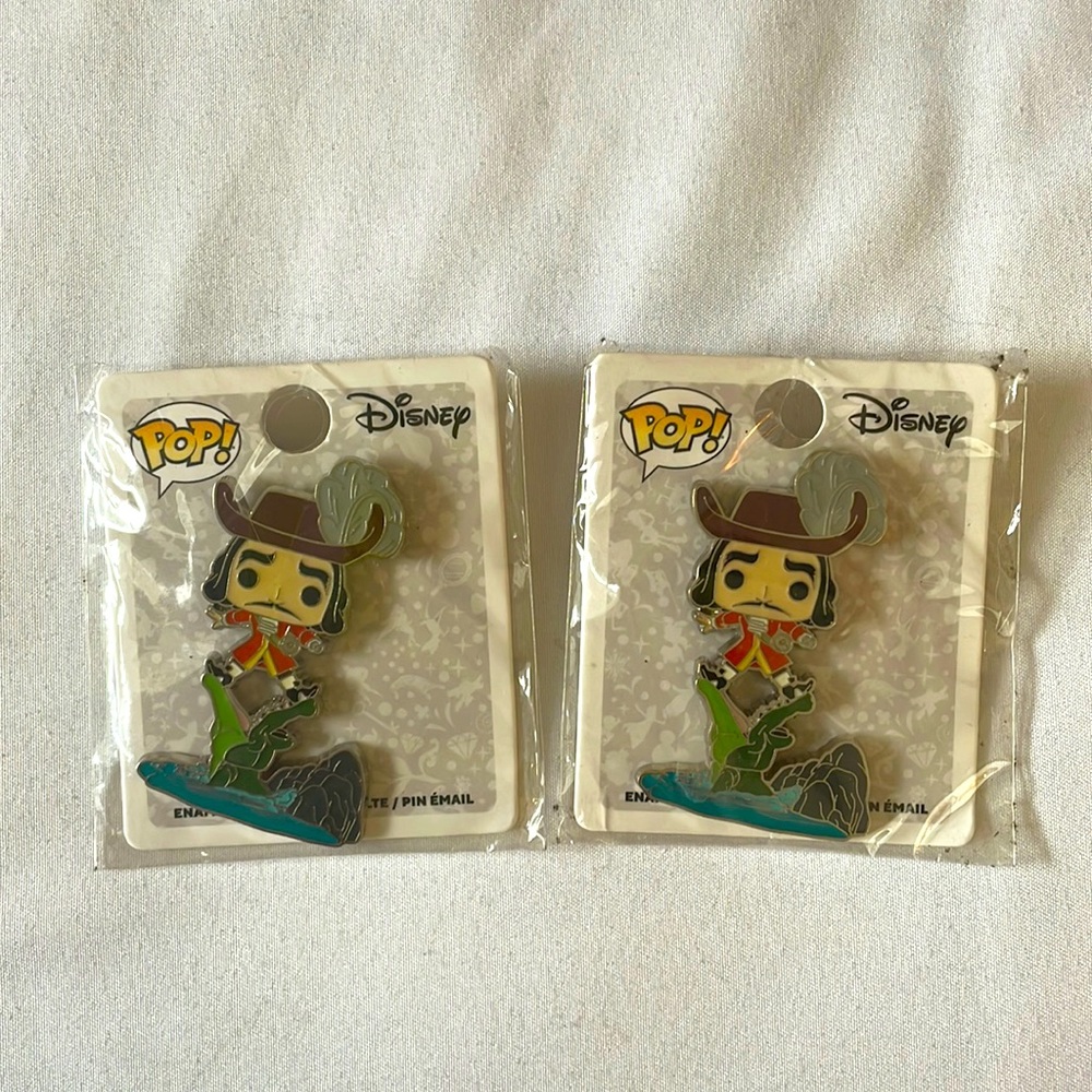 Funko POP! Captain Hook enamel pin